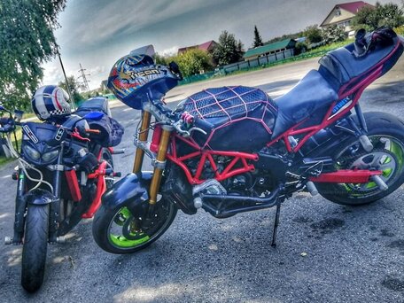 2004 Kawasaki ZX-6 Ninja, красный, 360000 рублей, вид 5