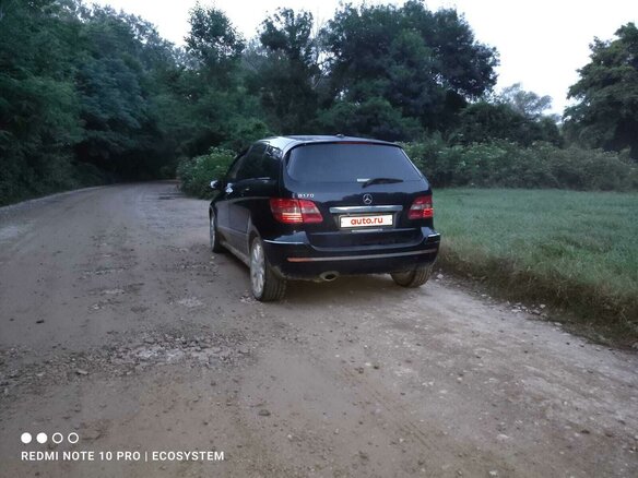 2007 Mercedes-Benz B-Класс 170 I (W245), чёрный, 920000 рублей - вид 2