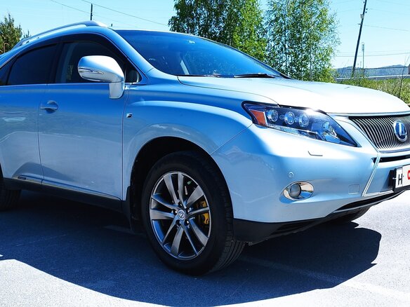 2010 Lexus RX 450h III, голубой, 2500000 рублей - вид 5