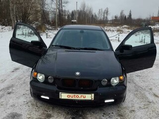 2003 BMW 3 серии Compact 318i IV (E46) Рестайлинг, чёрный, 595000 рублей, вид 1