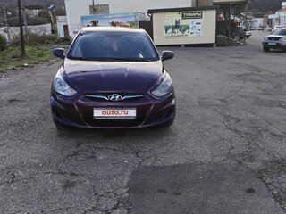 2012 Hyundai Solaris I, фиолетовый, 950000 рублей, вид 1