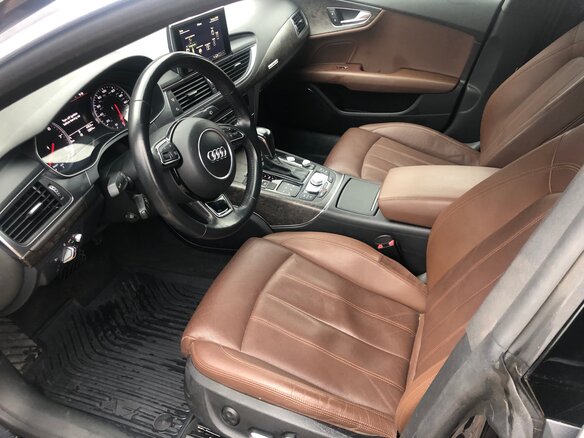 2016 Audi A7 I (4G) Рестайлинг, синий, 3150000 рублей - вид 12