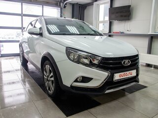 2021 Lada (ВАЗ) Vesta I, белый, 1500000 рублей, вид 2