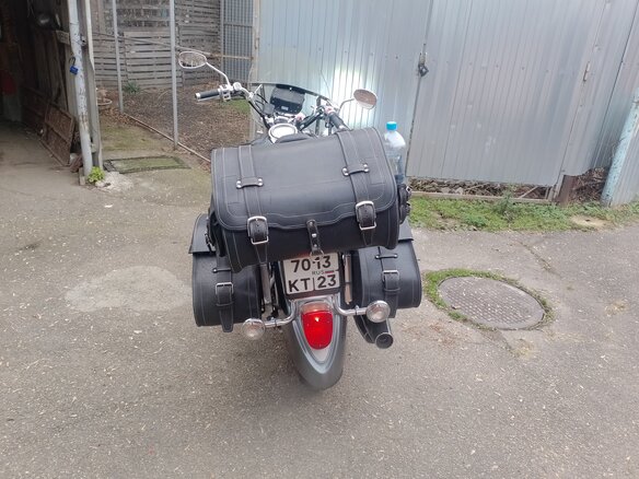 2008 Yamaha XVS1100, серый, 780000 рублей - вид 11
