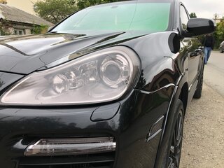 2007 Porsche Cayenne Turbo I Рестайлинг (957), чёрный, 1500000 рублей, вид 5