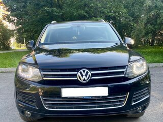 2012 Volkswagen Touareg II, чёрный, 2769000 рублей, вид 1