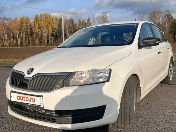 2017 Skoda Rapid I Рестайлинг, белый, 860000 рублей - вид 3
