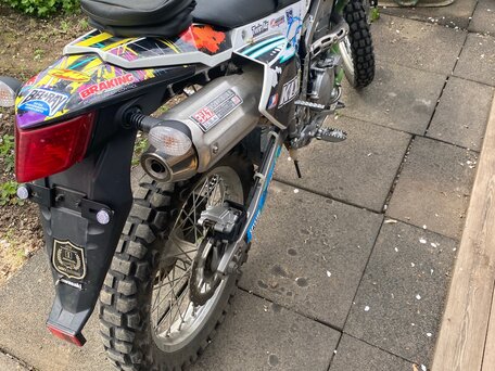 2013 Kawasaki KLX 250, зелёный, 400000 рублей, вид 2