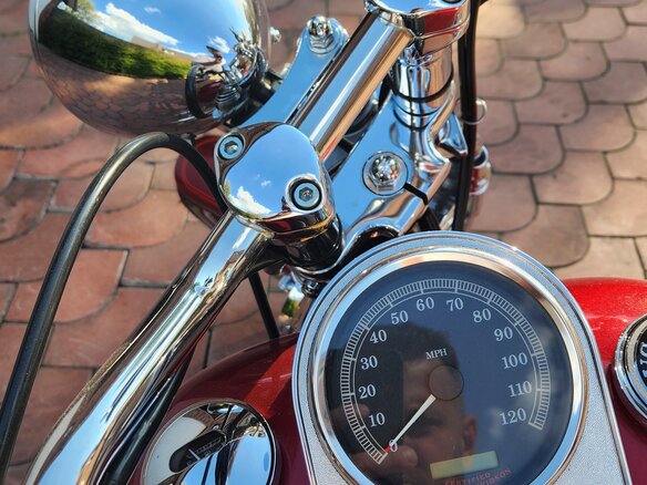 2004 Harley-Davidson Springer Softail, красный, 790000 рублей - вид 6