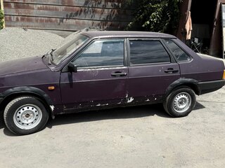 1997 Lada (ВАЗ) 21099, фиолетовый, 75000 рублей, вид 3