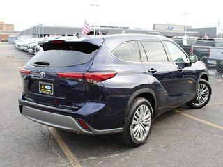 2024 Toyota Highlander IV (XU70), синий, 9566738 рублей, вид 4