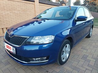 2018 Skoda Rapid I Рестайлинг, синий, 1380000 рублей, вид 2