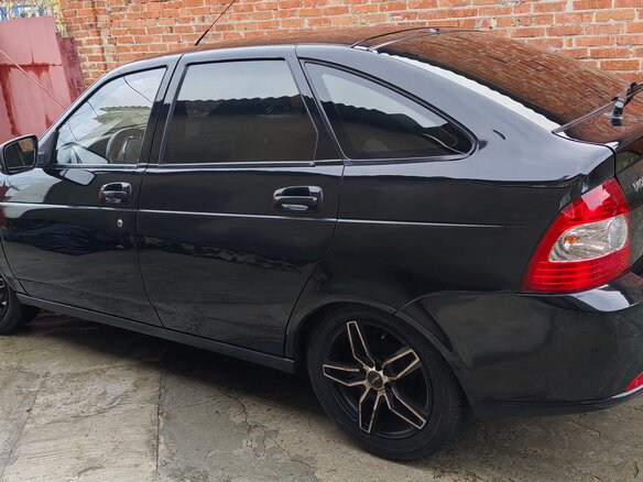 2013 Lada (ВАЗ) Priora I Рестайлинг, чёрный, 580000 рублей - вид 4