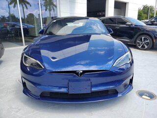 2023 Tesla Model S Plaid I Рестайлинг 2, синий, 12618194 рублей, вид 2