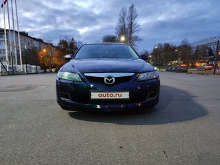 2006 Mazda 6 I (GG) Рестайлинг, синий, 330000 рублей, вид 4