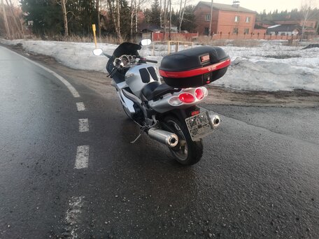 2002 Kawasaki ZZR 1200, серебристый, 450000 рублей, вид 2