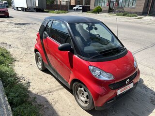 2012 Smart Fortwo II, красный, 997000 рублей, вид 1