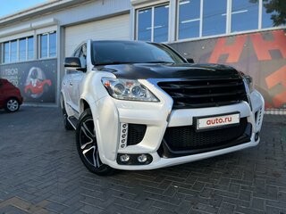 2015 Lexus LX 570 III Рестайлинг, белый, 4950000 рублей, вид 5