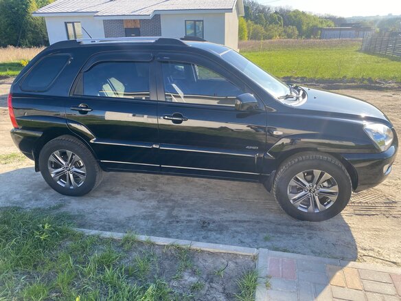 2006 Kia Sportage II, чёрный, 550000 рублей - вид 4