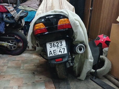 2003 Suzuki Burgman (SkyWave) 650, чёрный, 435000 рублей, вид 1