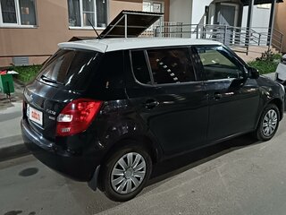 2012 Skoda Fabia II Рестайлинг, чёрный, 570000 рублей, вид 4