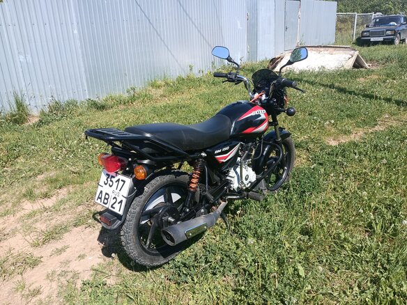 2021 Bajaj Boxer BM 150, чёрный, 105000 рублей - вид 3