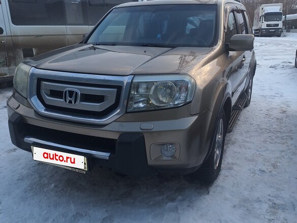 2008 Honda Pilot II, золотистый, 1650000 рублей - вид 1