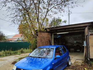 2001 Volkswagen Polo III Рестайлинг, синий, 280000 рублей, вид 3