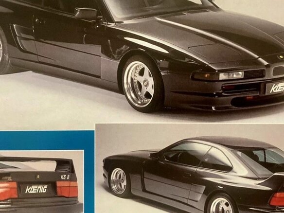 1994 BMW 8 серии 850i I (E31), чёрный - вид 13