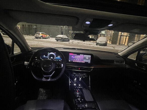 2020 Kia K5 III, синий, 3300000 рублей - вид 20