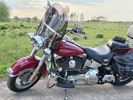 2005 Harley-Davidson Heritage Classic, пурпурный, 900000 рублей, вид 1