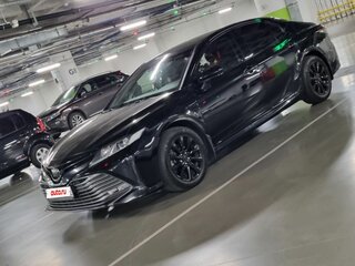 2018 Toyota Camry VIII (XV70), чёрный, 3350000 рублей, вид 5