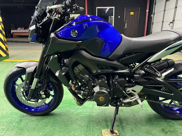 2017 Yamaha MT-09 (FZ-09), синий, 875000 рублей - вид 10