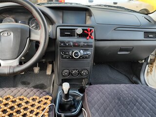 2016 Lada (ВАЗ) Priora I Рестайлинг, белый, 610000 рублей, вид 4