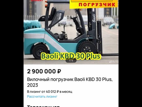 2017 Baoli CPCD, 1480000 рублей, вид 2