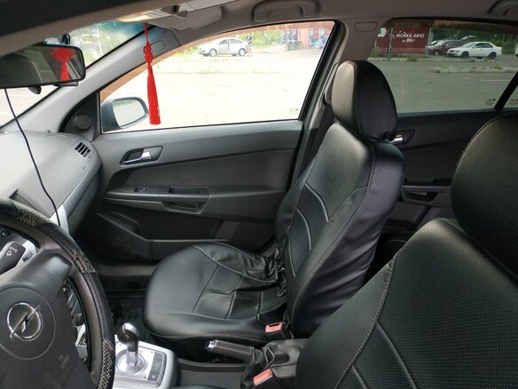 2009 Opel Astra H Рестайлинг, чёрный, 600000 рублей - вид 8