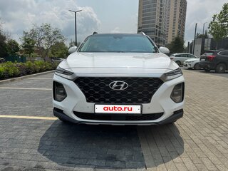 2018 Hyundai Santa Fe IV, белый, 3650000 рублей, вид 2