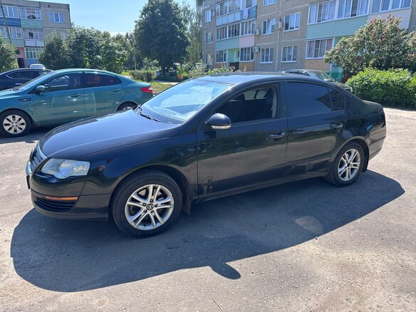 2010 Volkswagen Passat B6, чёрный, 550000 рублей
