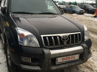 2008 Toyota Land Cruiser Prado 120 Series Рестайлинг, чёрный, 3700000 рублей, вид 1