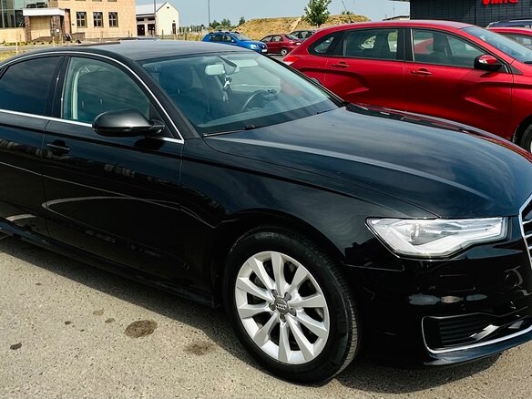 2016 Audi A6 IV (C7) Рестайлинг, чёрный, 2366060 рублей - вид 1