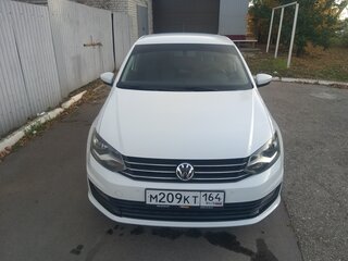 2016 Volkswagen Polo V Рестайлинг, белый, 1250000 рублей, вид 2