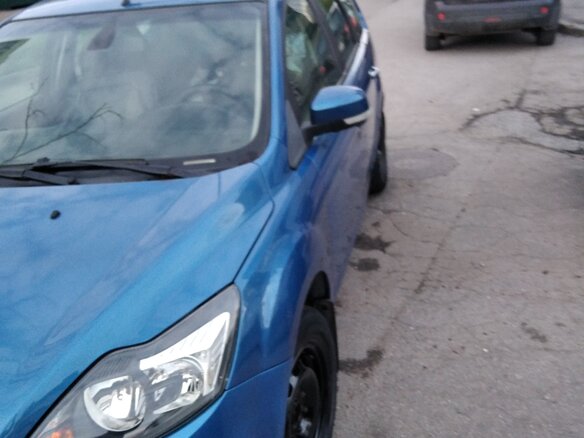 2011 Ford Focus II Рестайлинг, синий, 430000 рублей - вид 4
