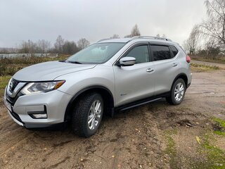 2017 Nissan Rogue II Рестайлинг, серый, 1850000 рублей, вид 3