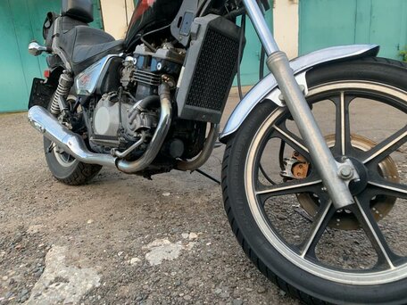 1985 Kawasaki EN500 Vulcan, чёрный, 245000 рублей, вид 5