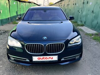 2014 BMW 7 серии Long 740Li xDrive V (F01/F02/F04) Рестайлинг, синий, 2000000 рублей, вид 3
