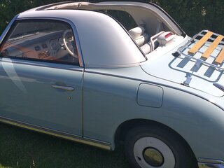 1991 Nissan Figaro, голубой, 3200000 рублей, вид 5