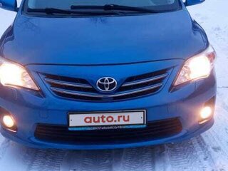 2011 Toyota Corolla X (E140, E150) Рестайлинг, синий, 930000 рублей, вид 4
