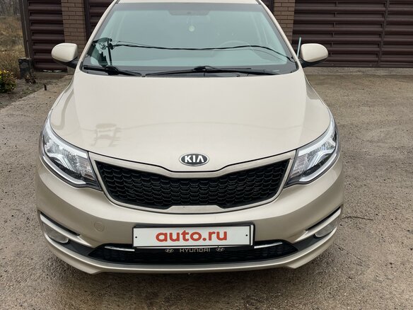 2015 Kia Rio III Рестайлинг, бежевый, 1090000 рублей - вид 1