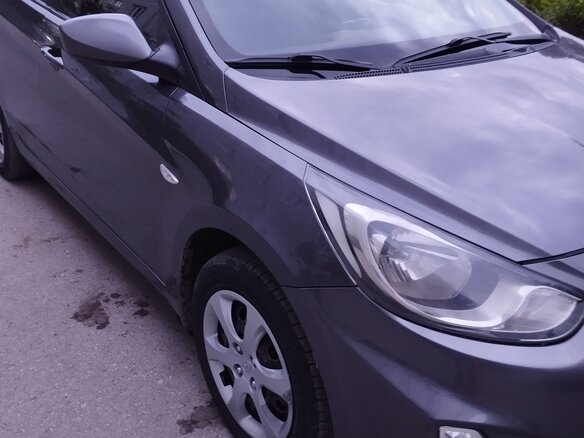 2012 Hyundai Solaris I, серый, 900000 рублей - вид 8