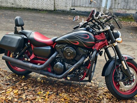 2007 Kawasaki VN1600 Vulcan, чёрный, 800000 рублей, вид 2